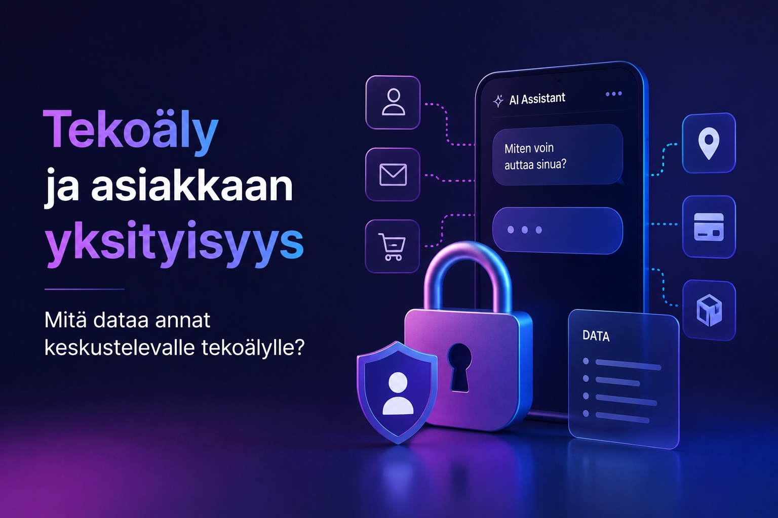 Tekoäly ja asiakkaan yksityisyys